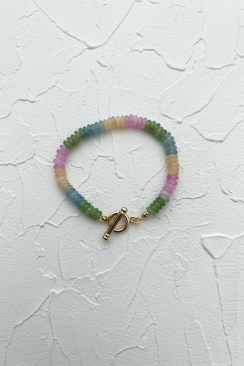 Mixed jade bracelet