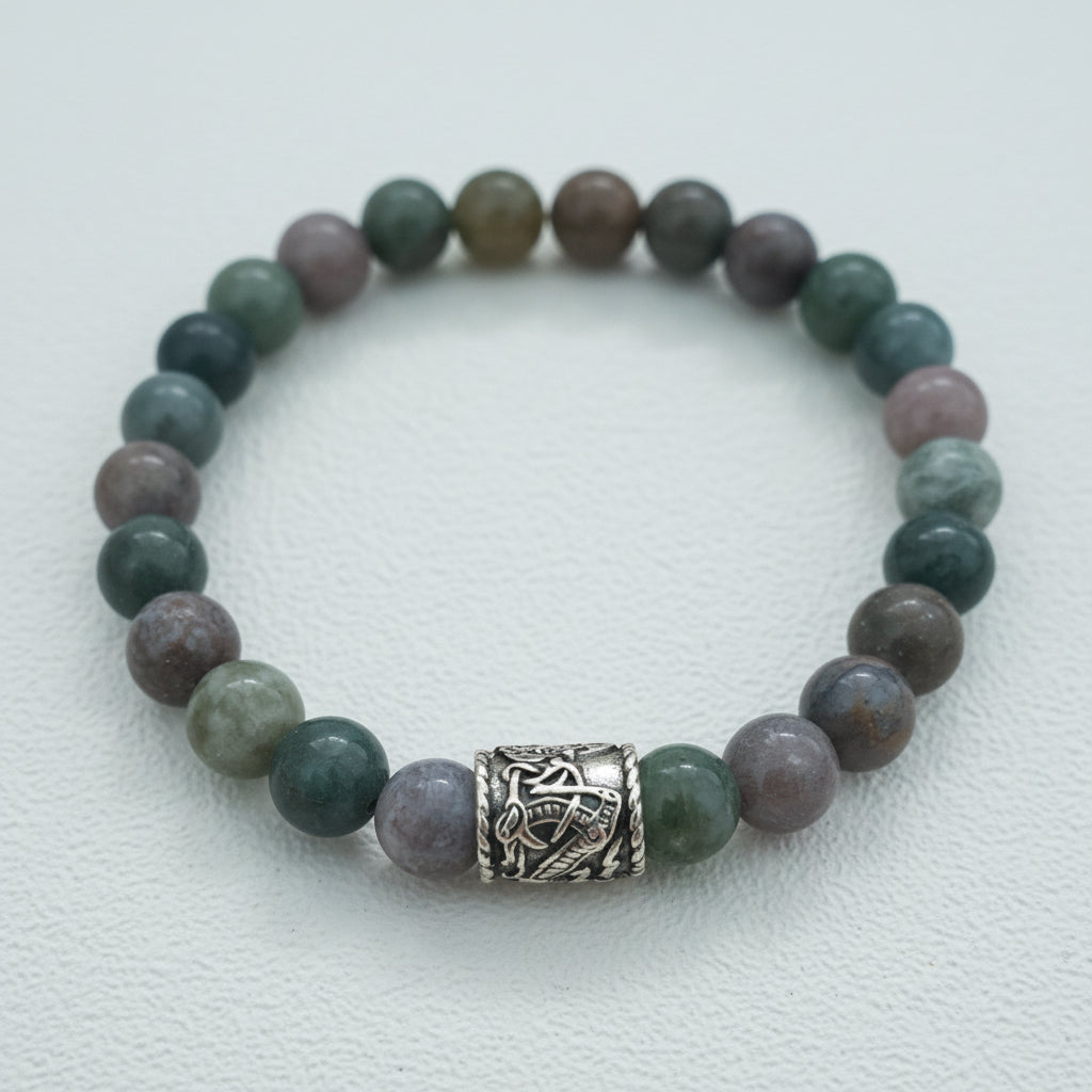 Ocean Jasper beaded bracelet