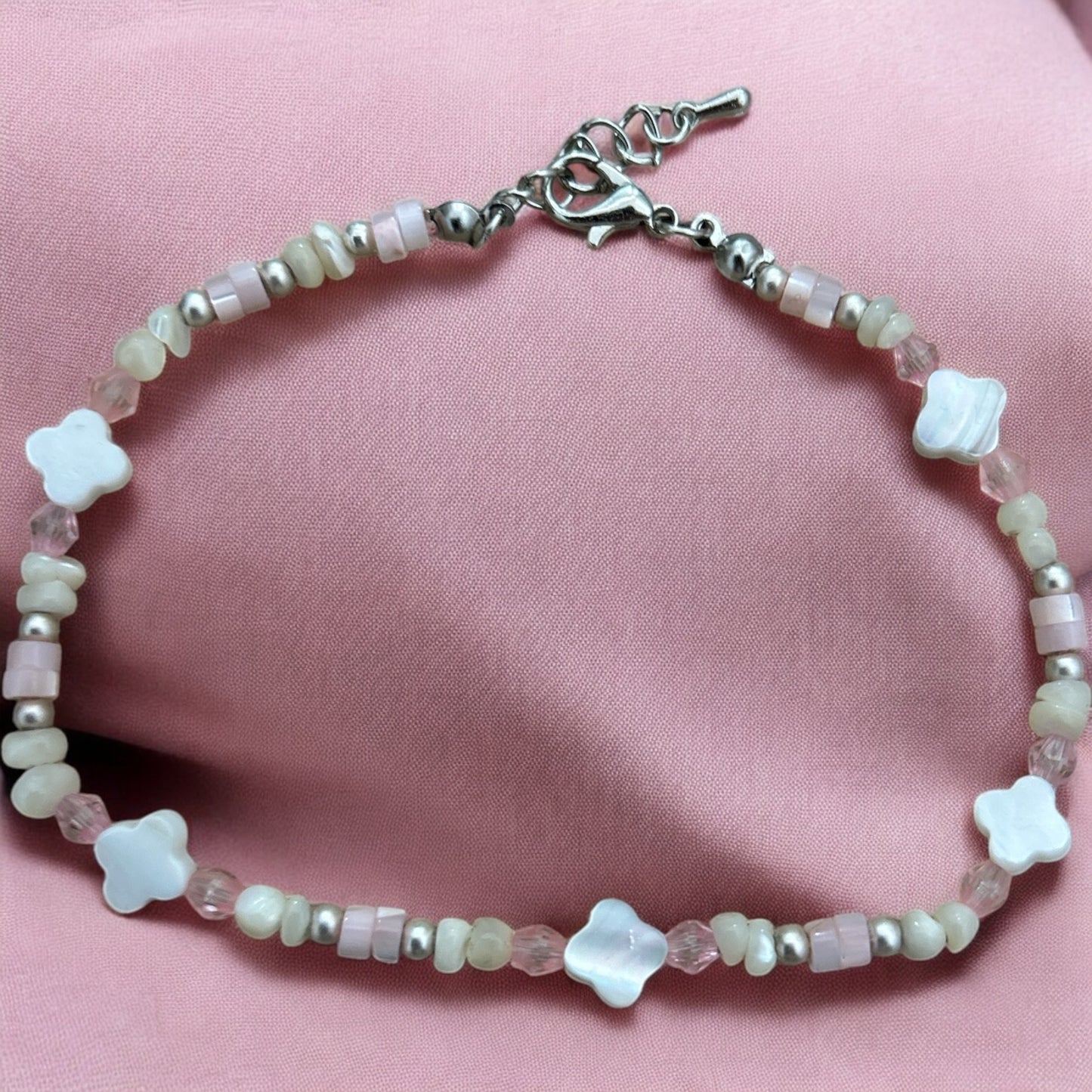 Verity clover anklet