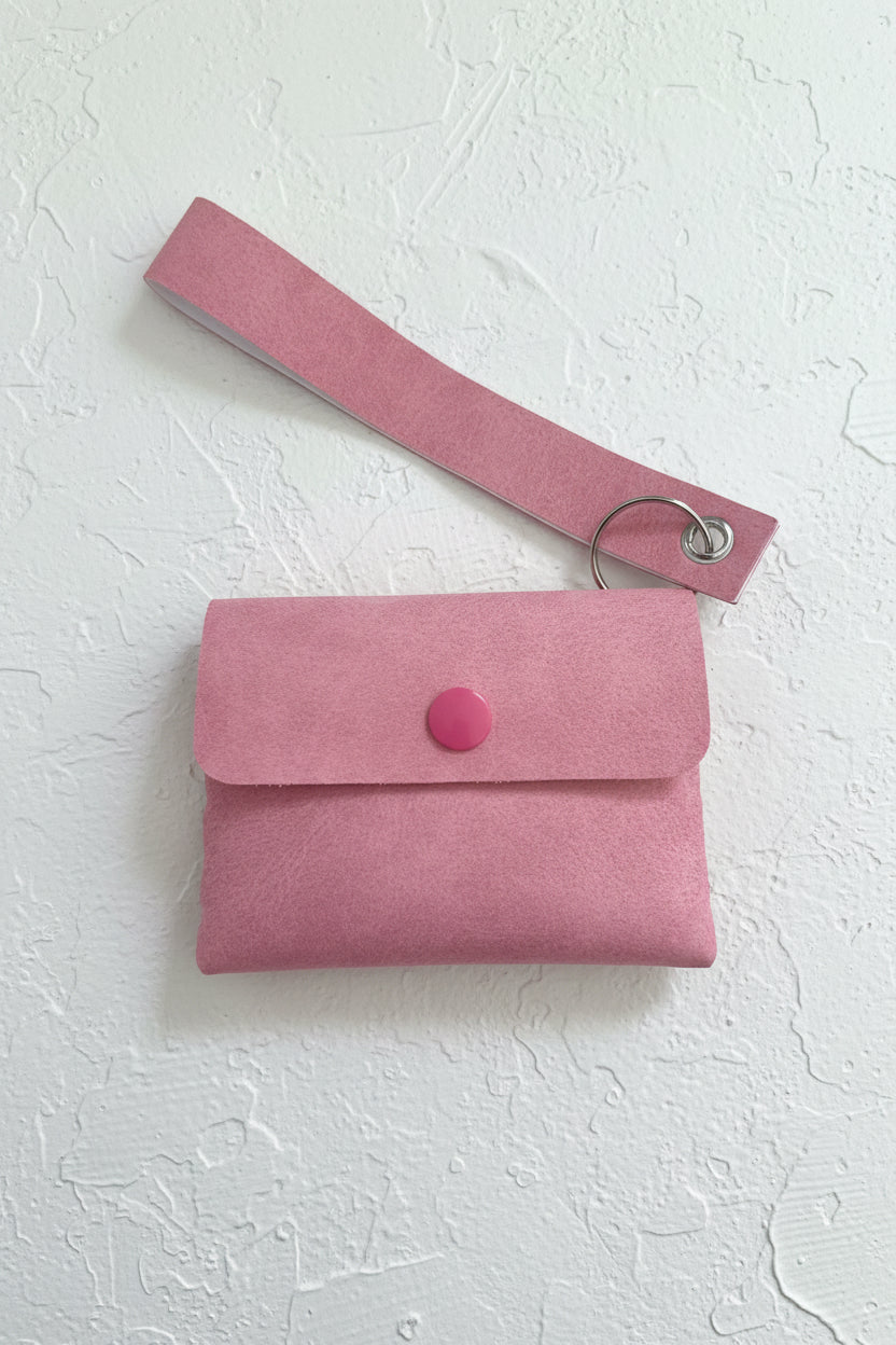 Pink card holder