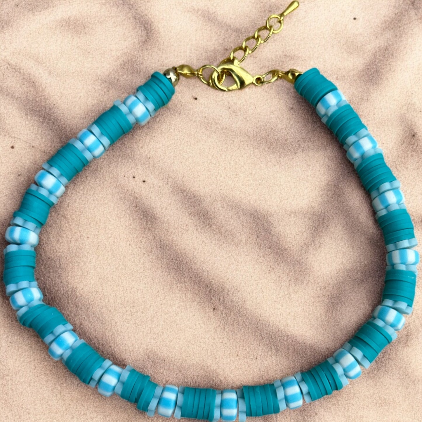 Teal & blue ANKLET