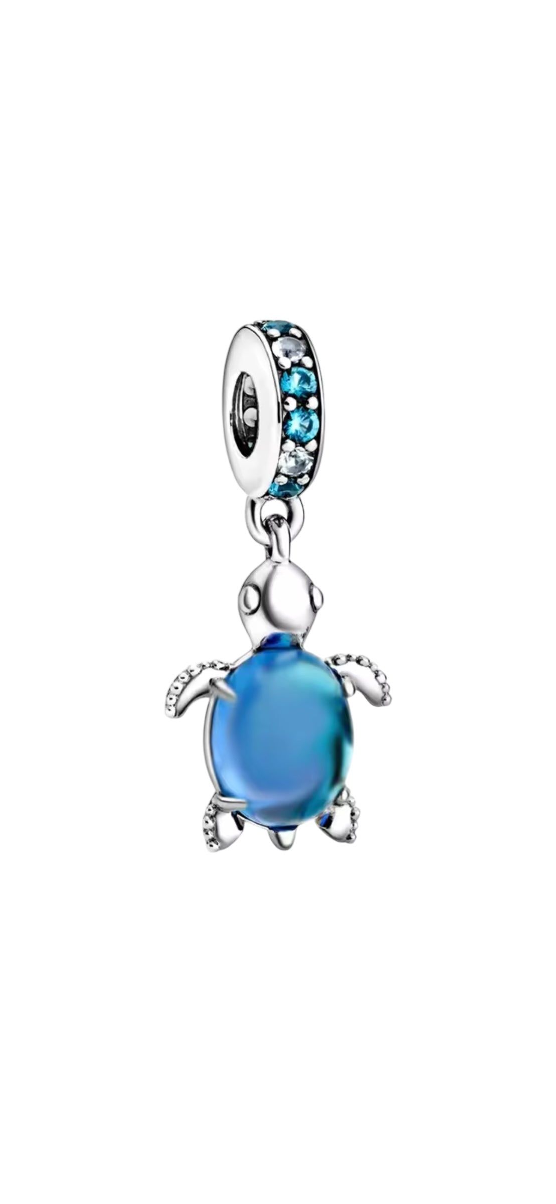 Blue turtle 925 charm