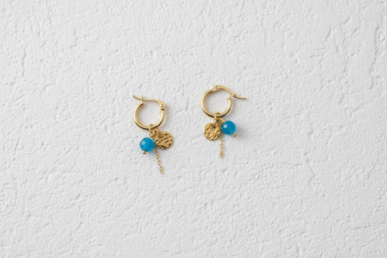 Lake blue earrings