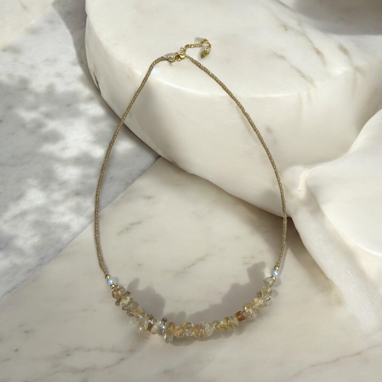 Citrine necklace