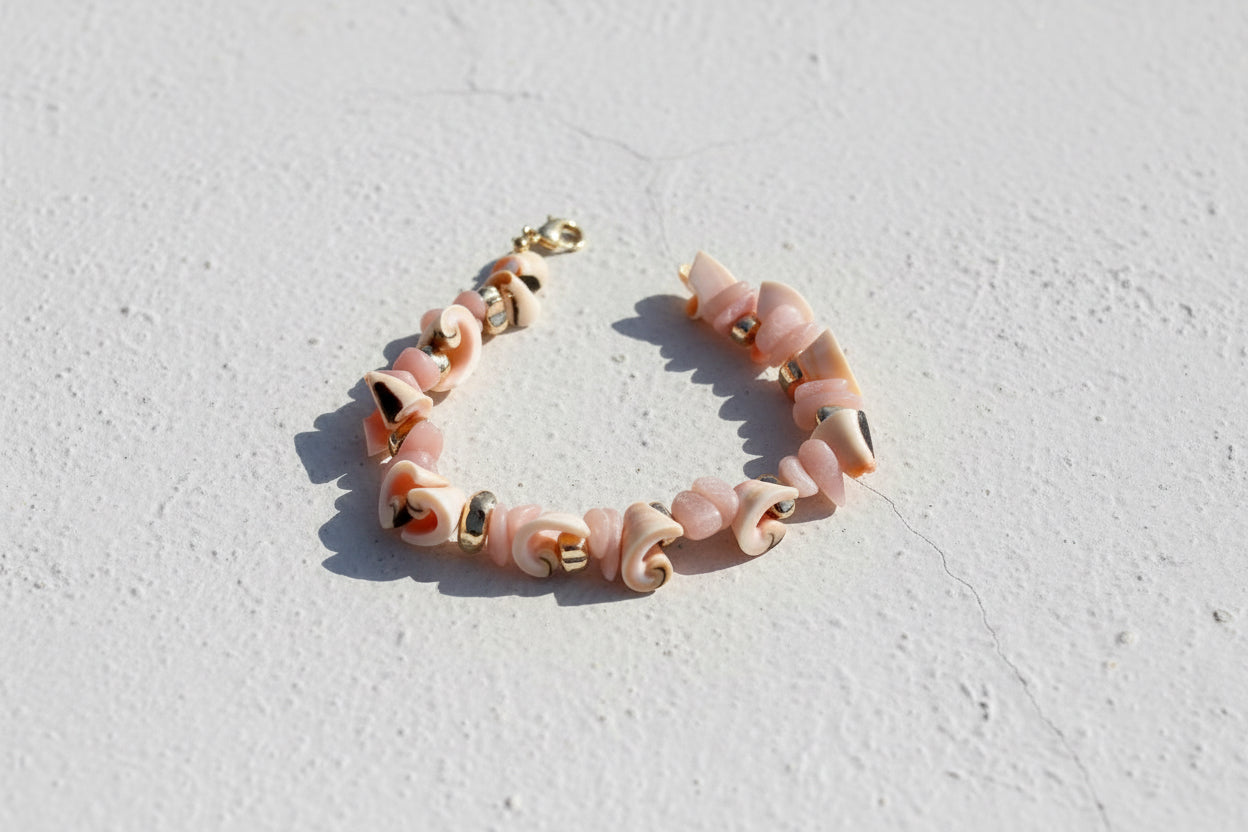 Coastal coral bracelet