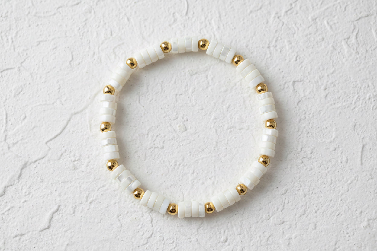 Mother of pearl mix bracelet