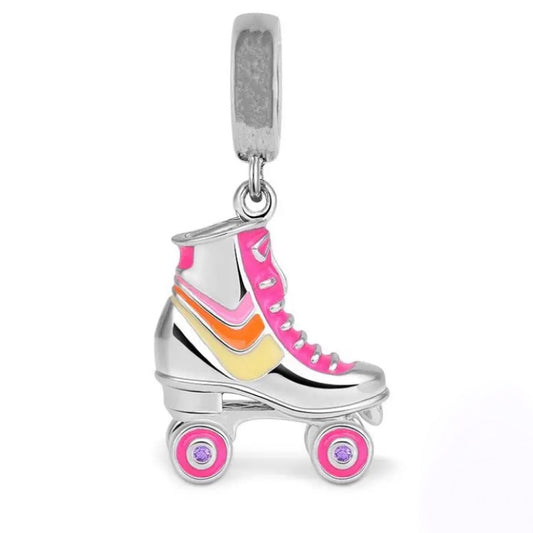 Roller skate 925 silver charm