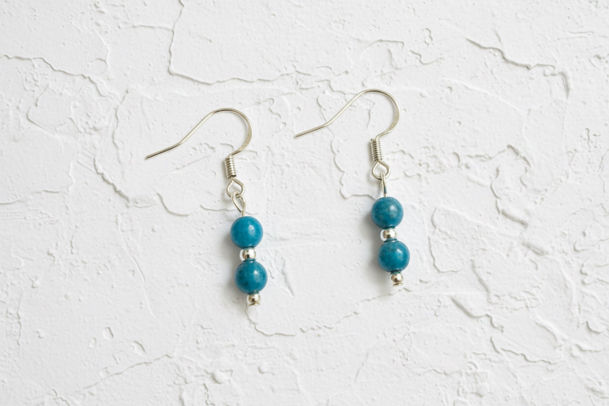 Apatite drop earrings