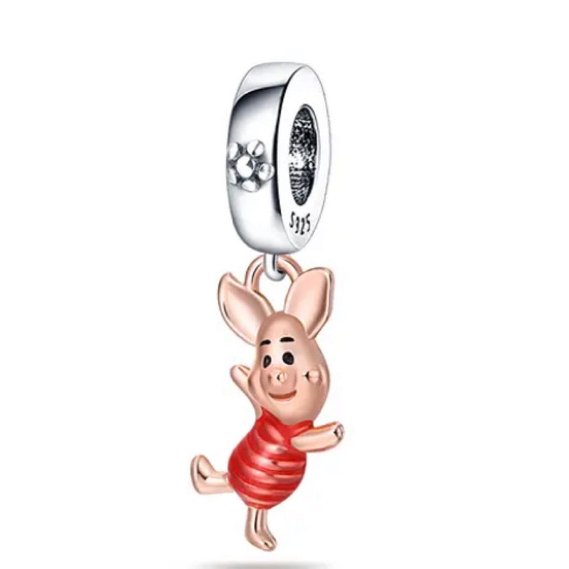 Piglet 925 silver charm