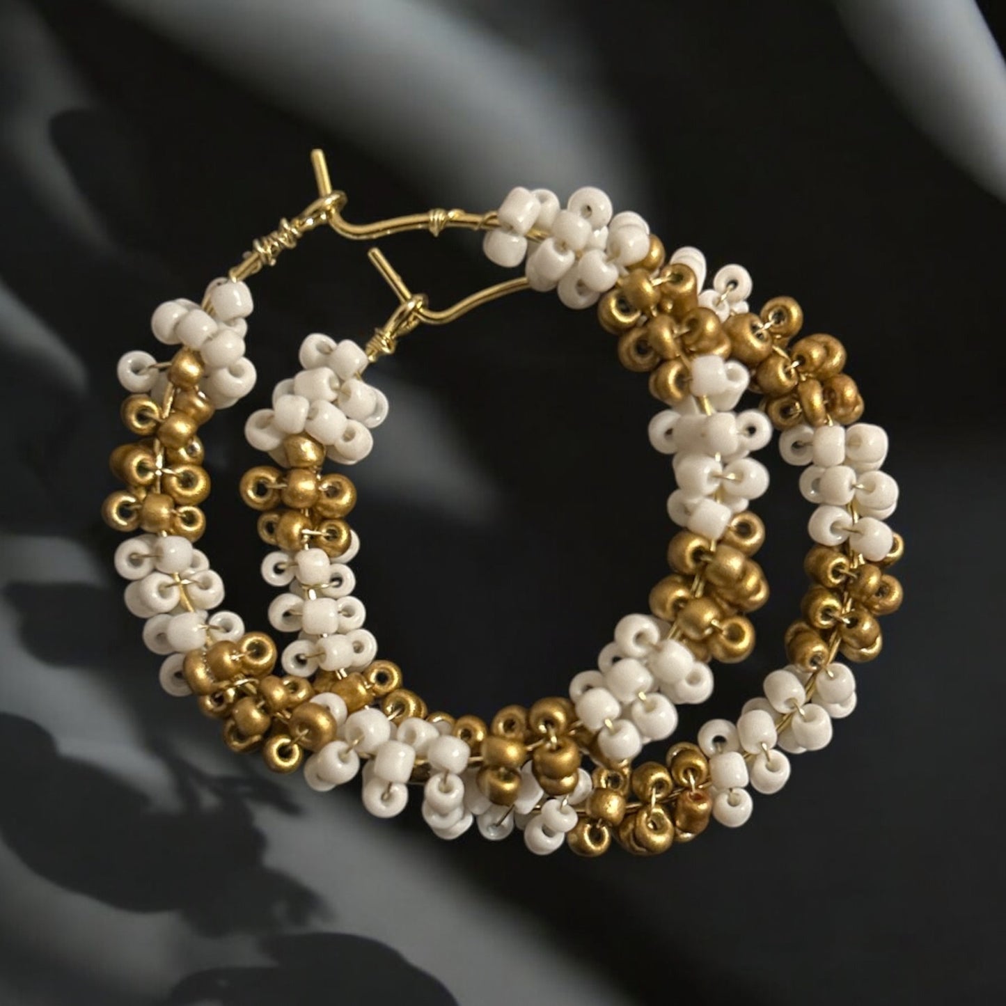 Goddess glam hoops (gold)