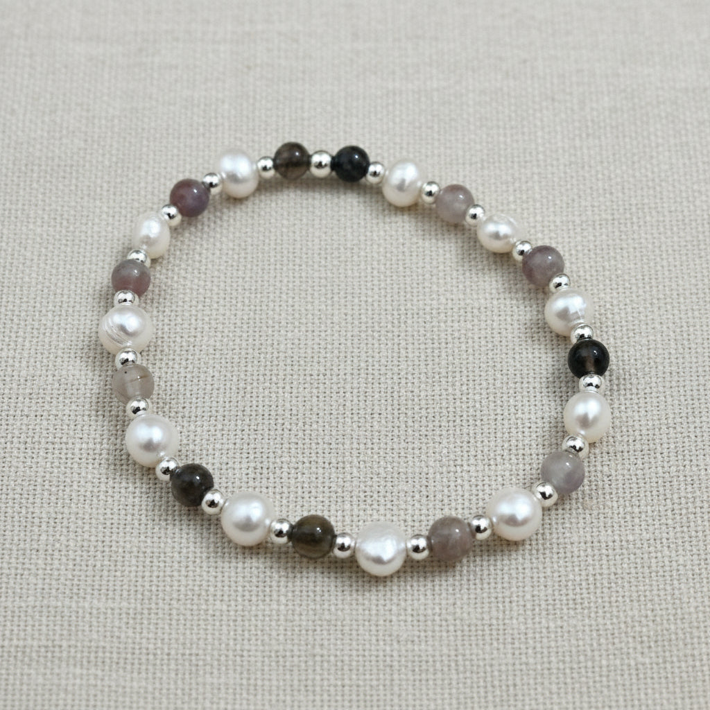 Tourmaline pearl bracelet