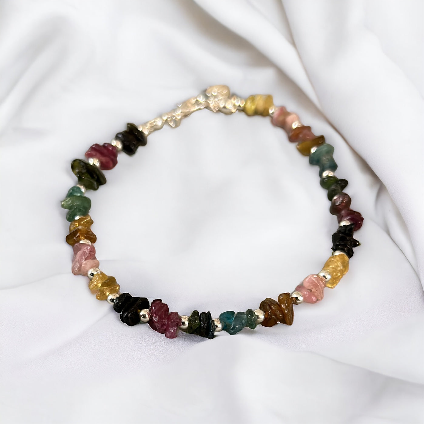 Watermelon Tourmaline bracelet