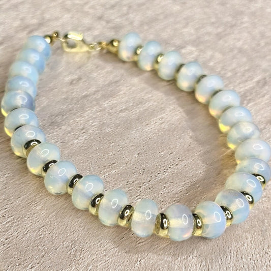 Opalite beaded bracelet