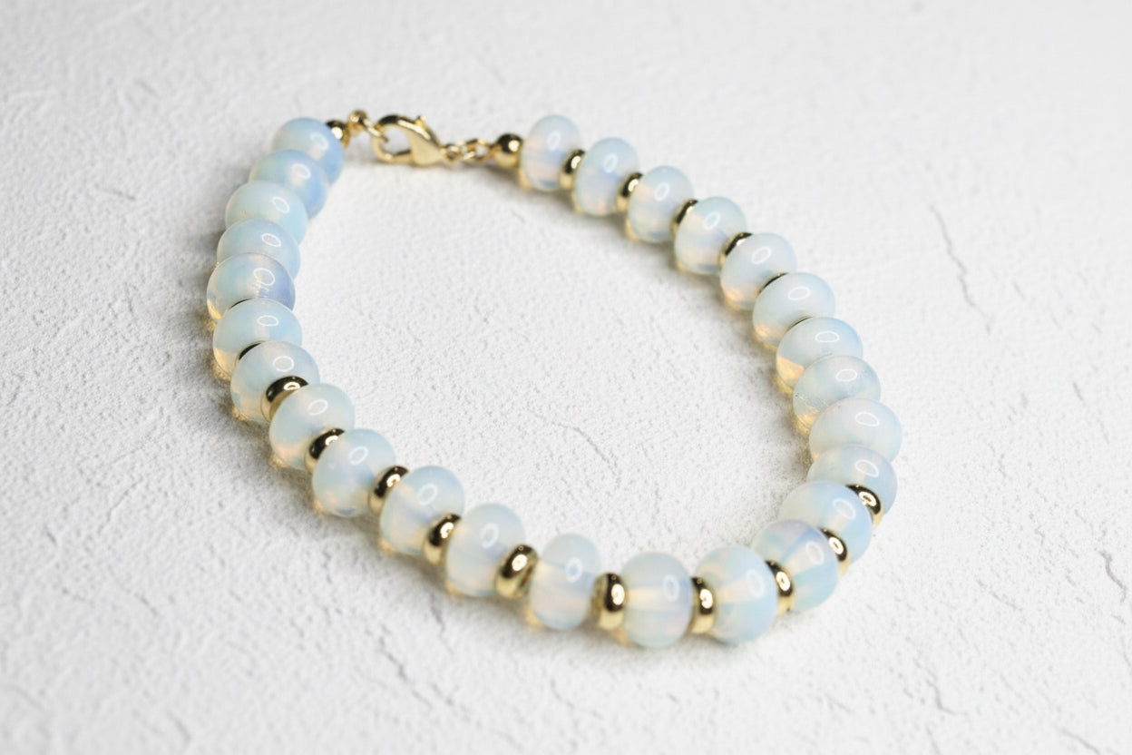 Opalite beaded bracelet