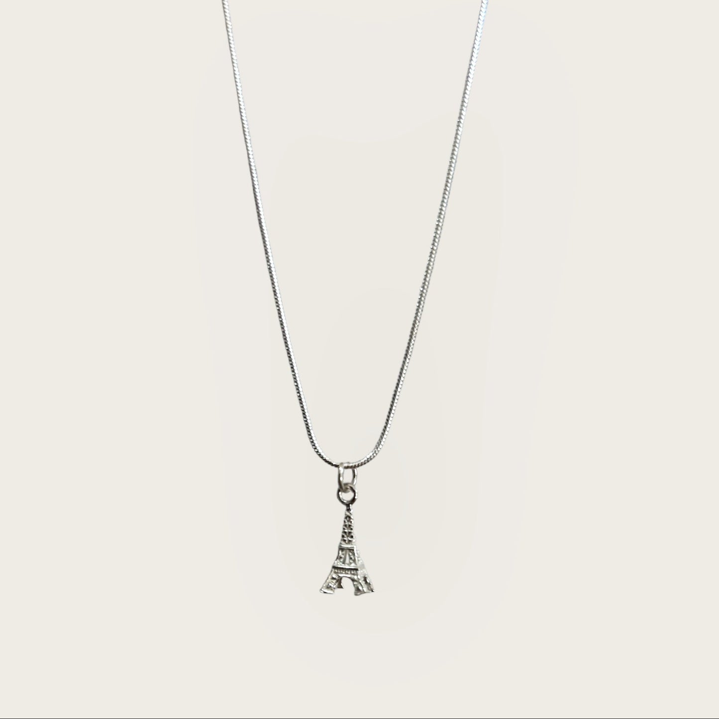 Eiffel Tower 925 silver necklace