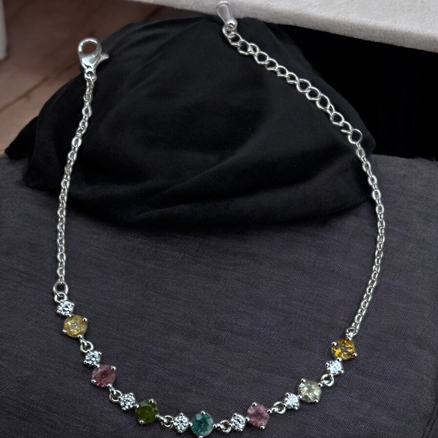 Watermelon Tourmaline bracelet