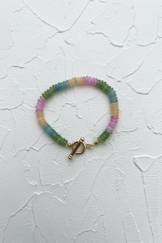Mixed jade bracelet