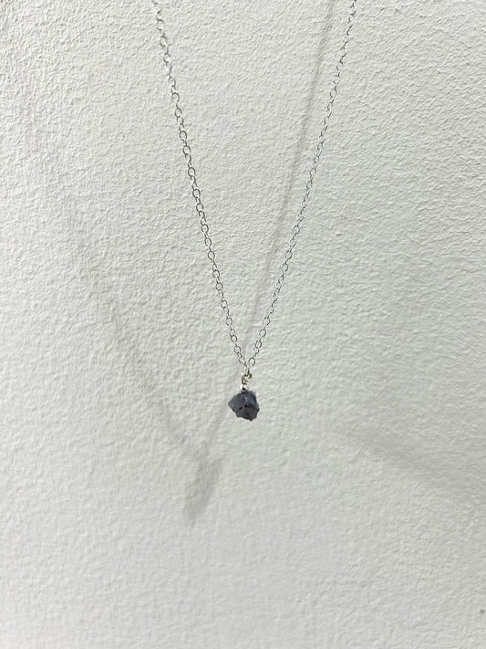 Tanzanite raw crystal necklace