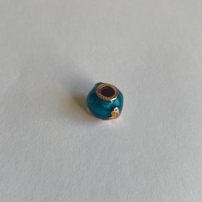 Rose gold 925 beach spacer bead