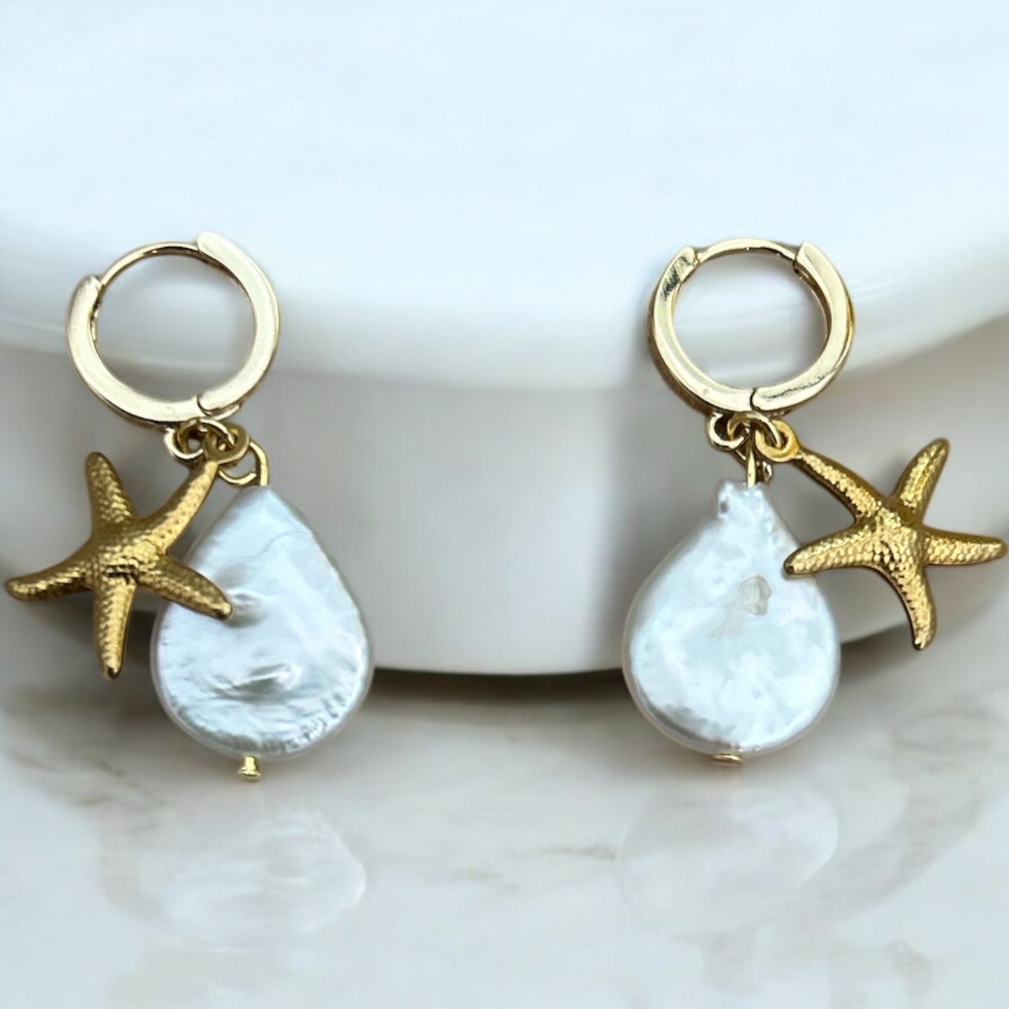 Starfish pearl Huggies