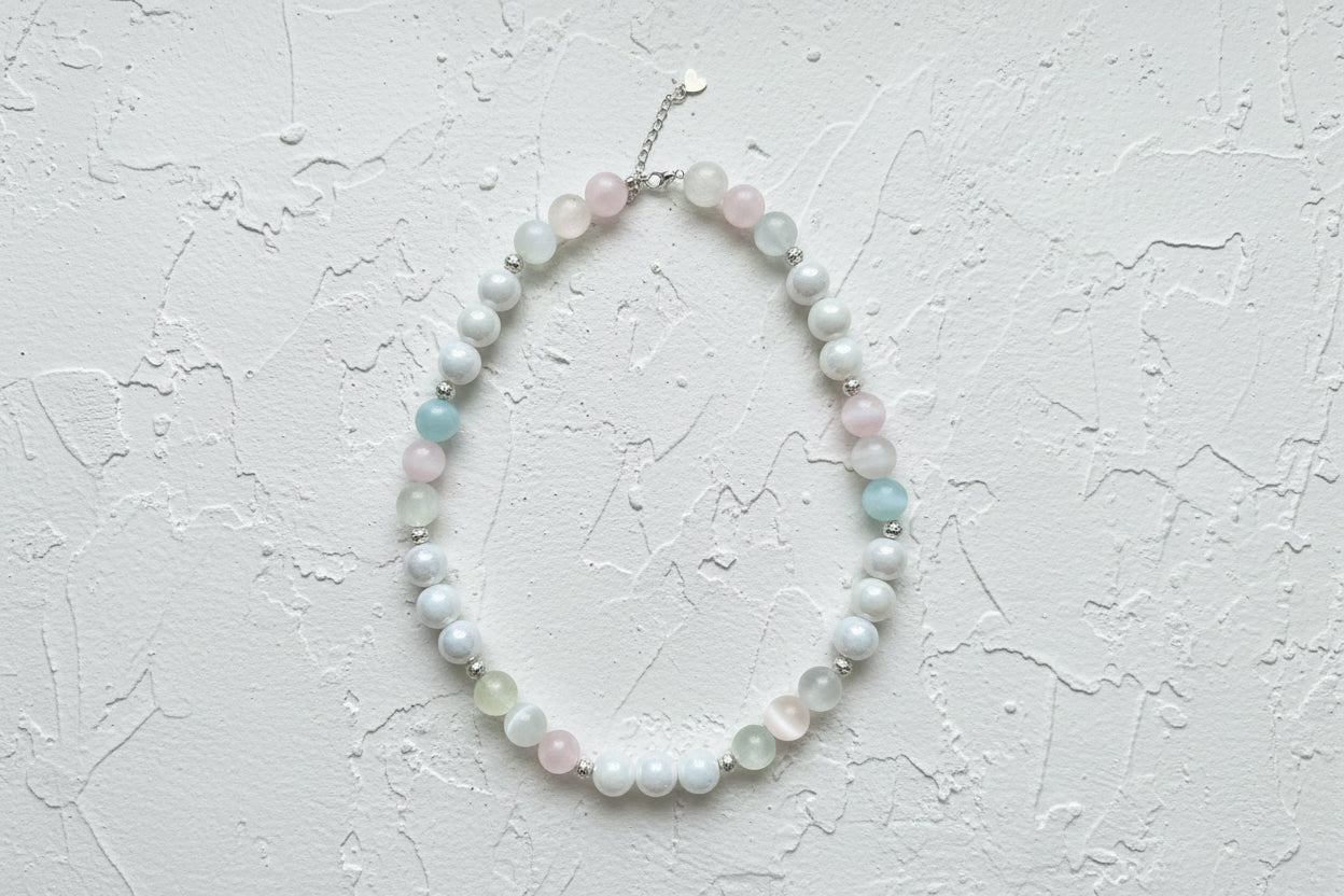 Pastel clouds necklace