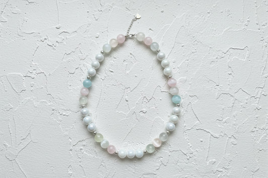 Pastel clouds necklace