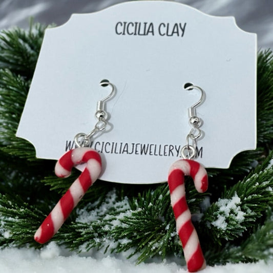 Silver classic candy canes