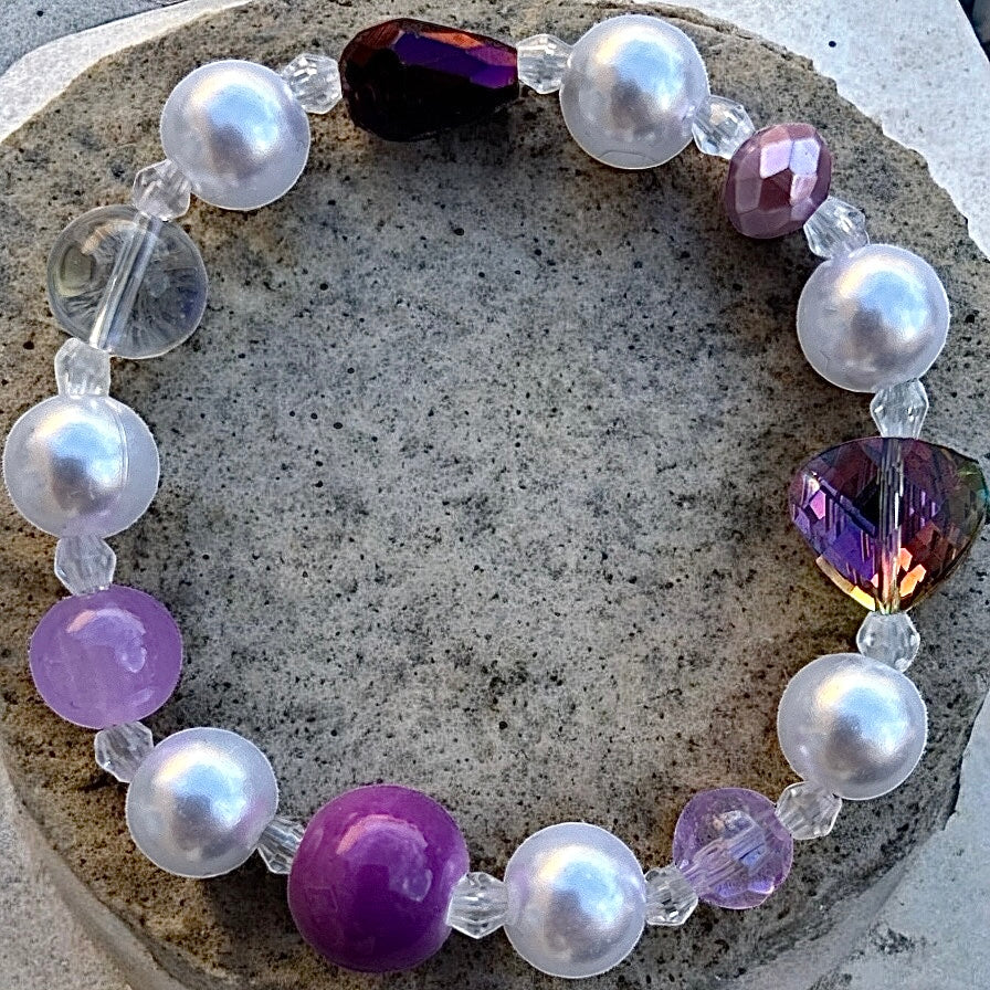 Plum princess bracelet
