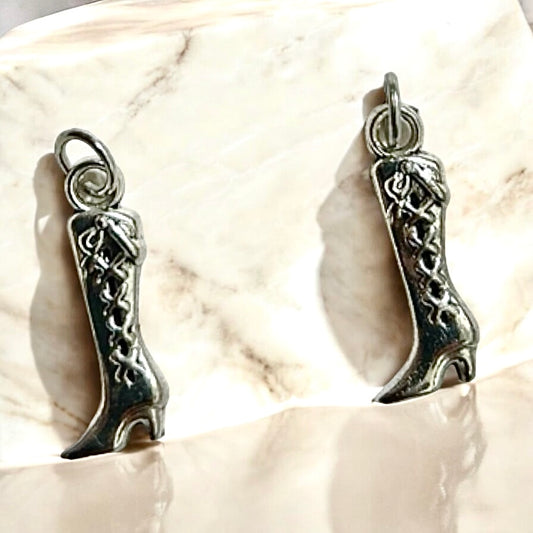 Cowgirl boots charms