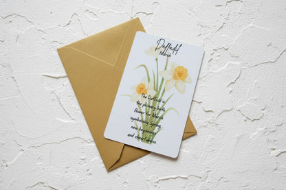 March birth flower & gemstone necklace