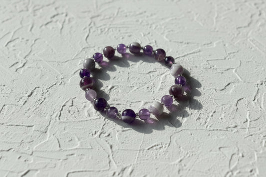 Dream amethyst gemstone bracelet