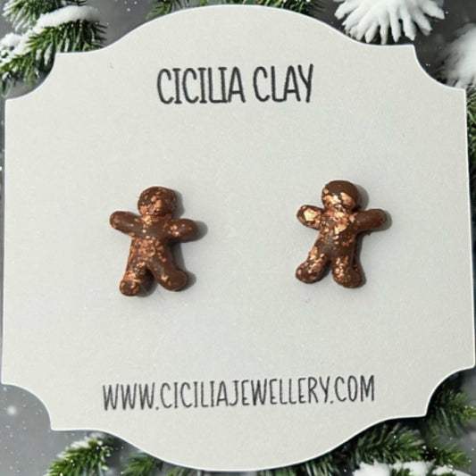 Rose gold flaked Harriet Gingey’s studs