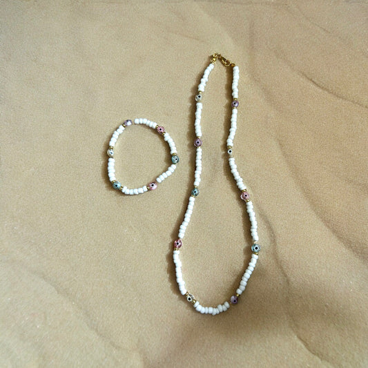 Pastel evil eye set