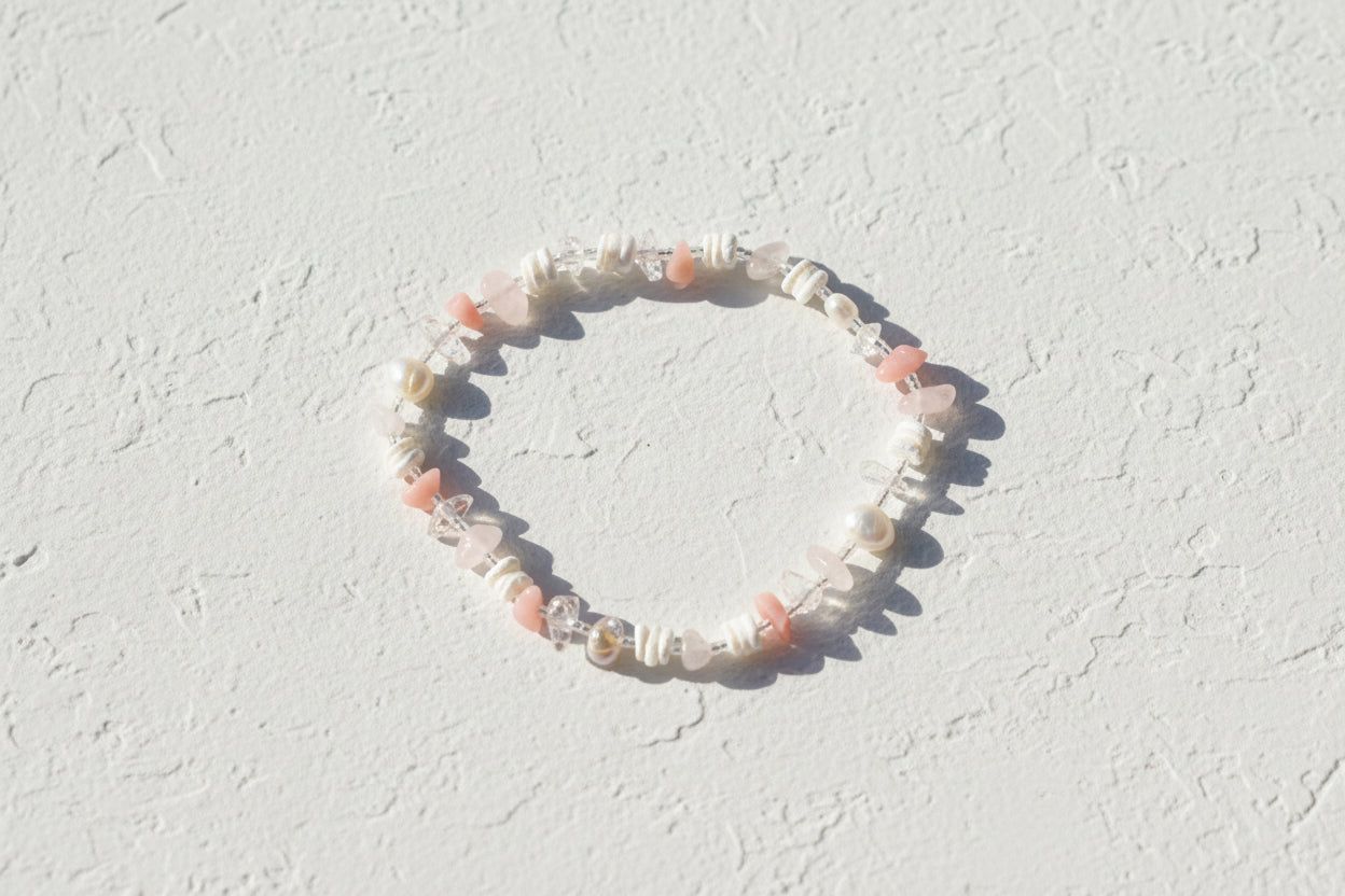 Isla pink anklet