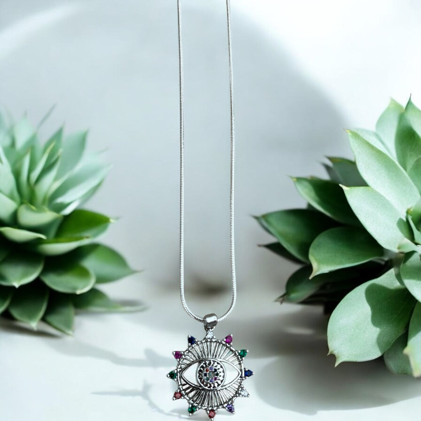 Evil eye necklace