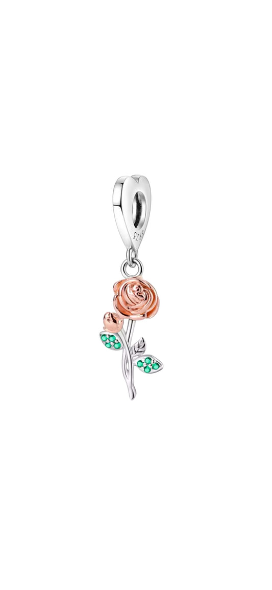 Rose 925 charm