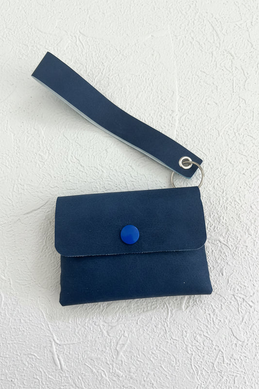 Navy card holder