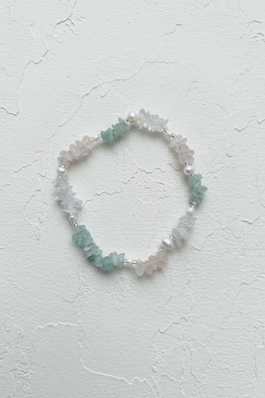 Island girl Crystal chip bracelet