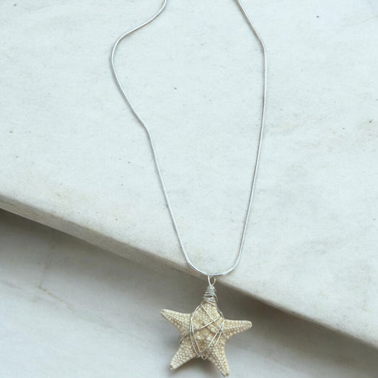 Sea star 925 necklace
