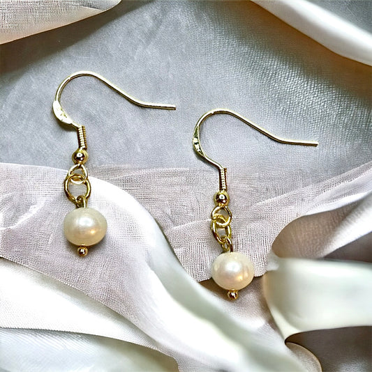 Valentina pearl drop earrings