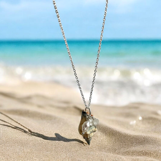 Honolulu brown shell necklace