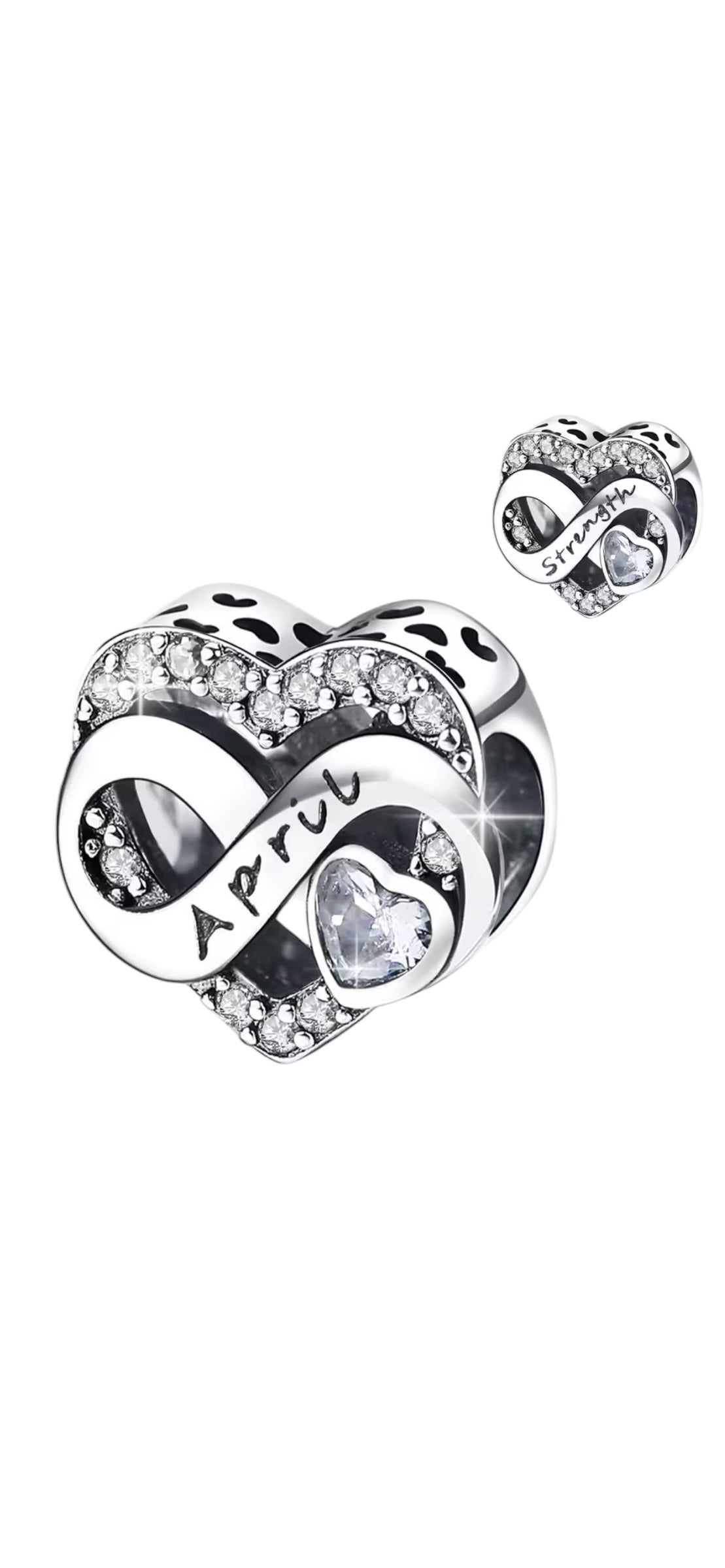 April 925 bead