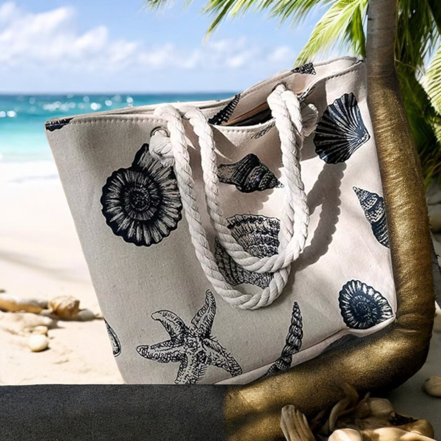 Shelly tote beach bag