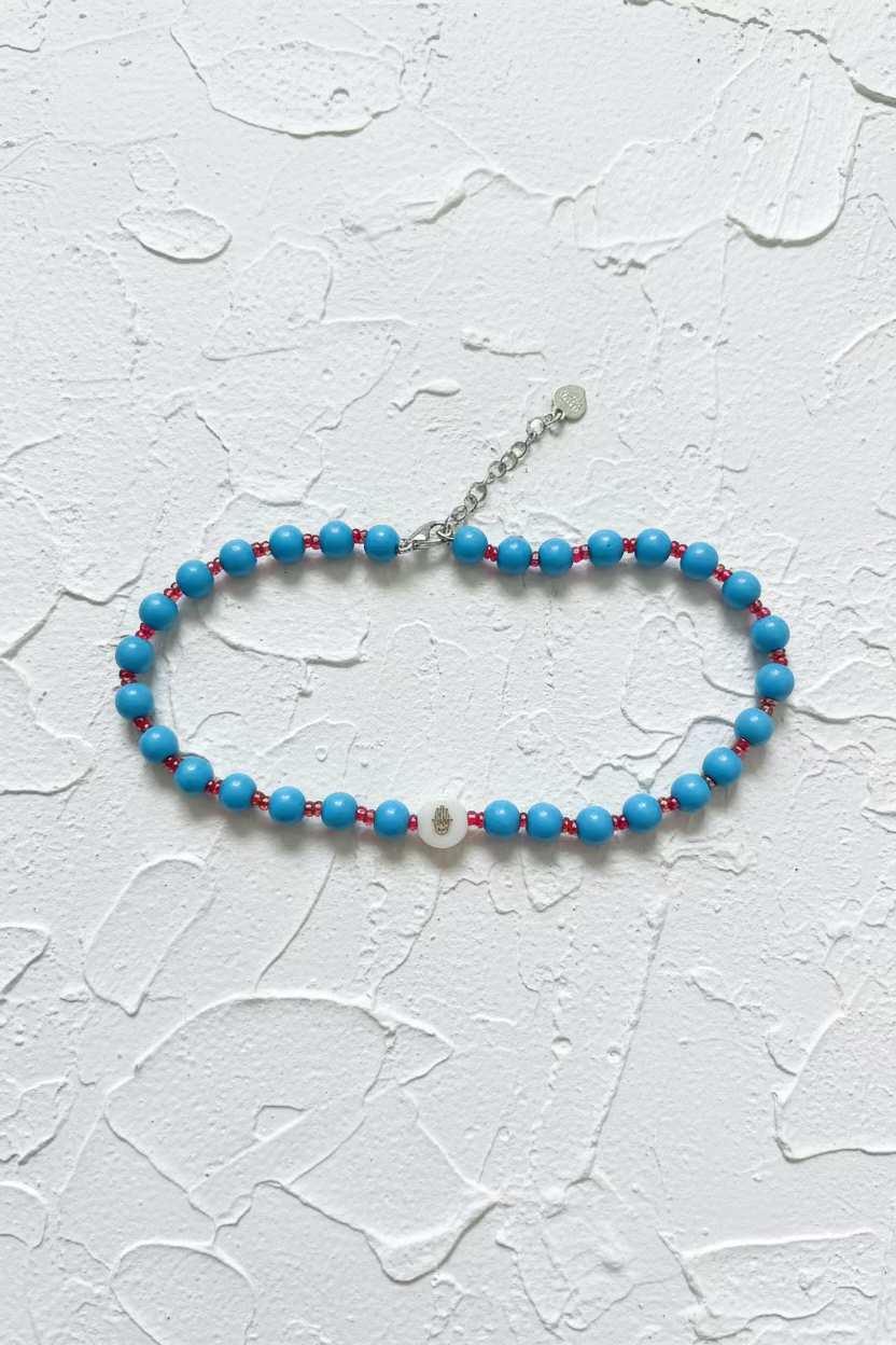 Hamsa anklet