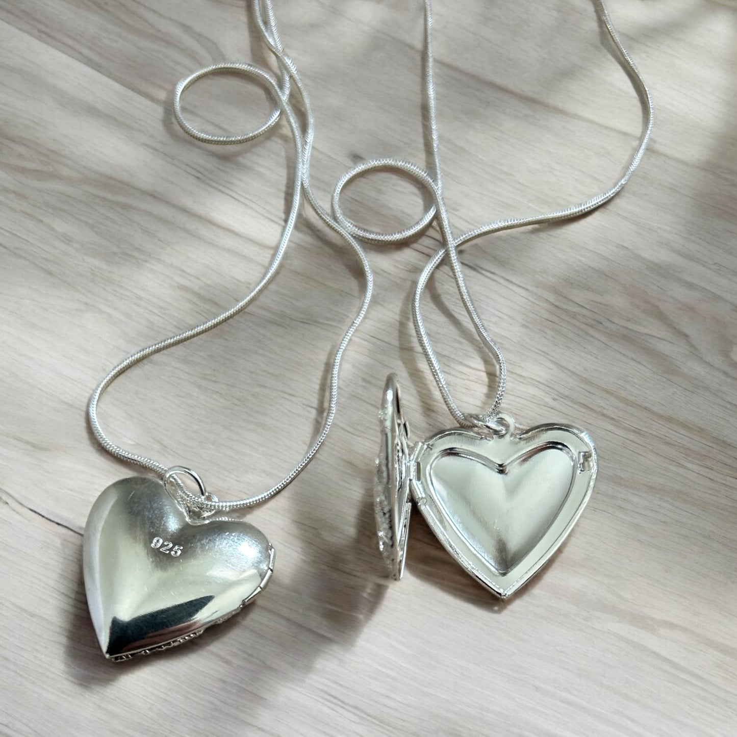 Sterling silver heart locket