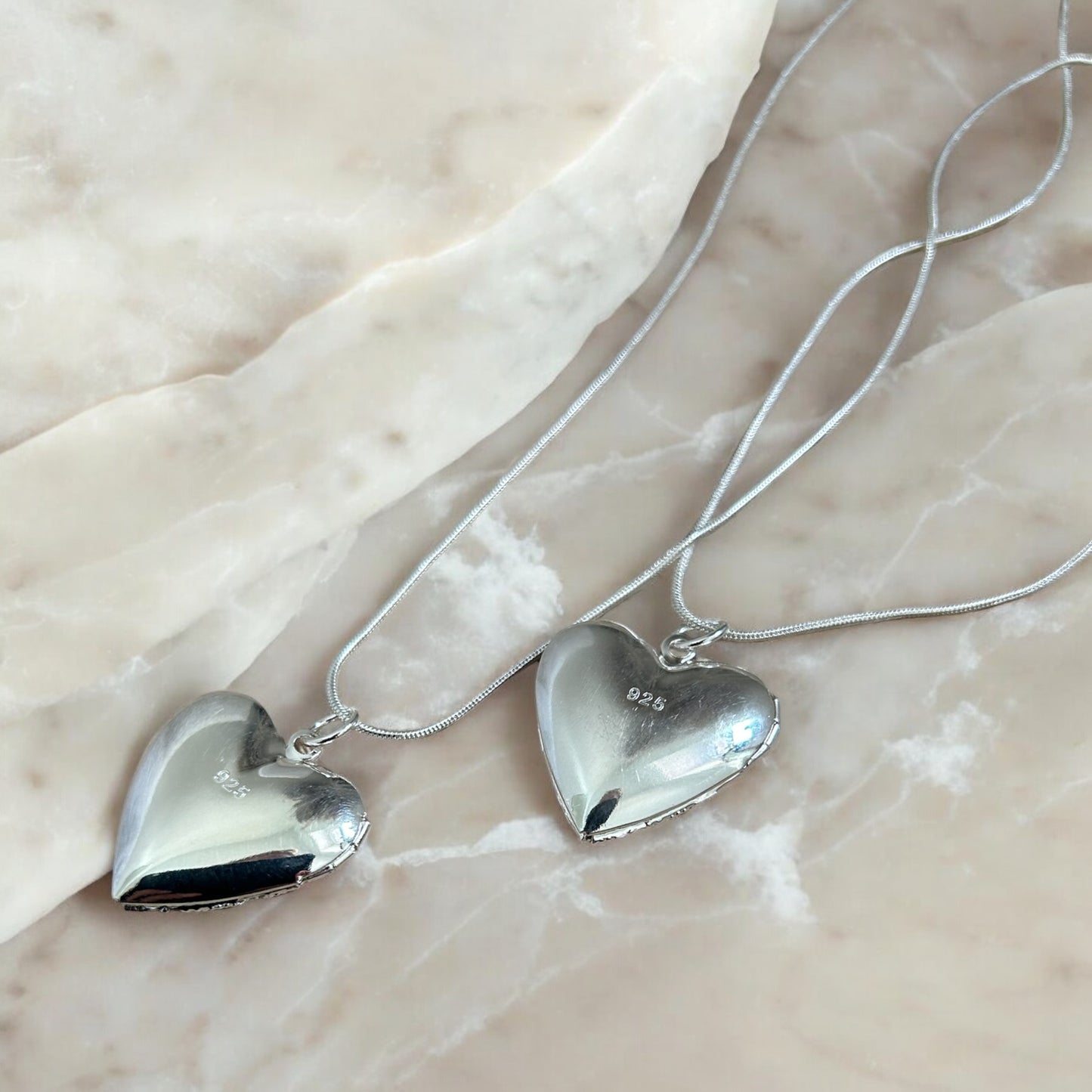 Sterling silver heart locket