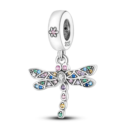 Dragonfly 925 silver charm