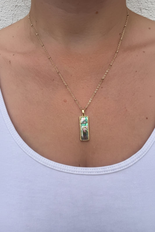 Abalone shell necklace