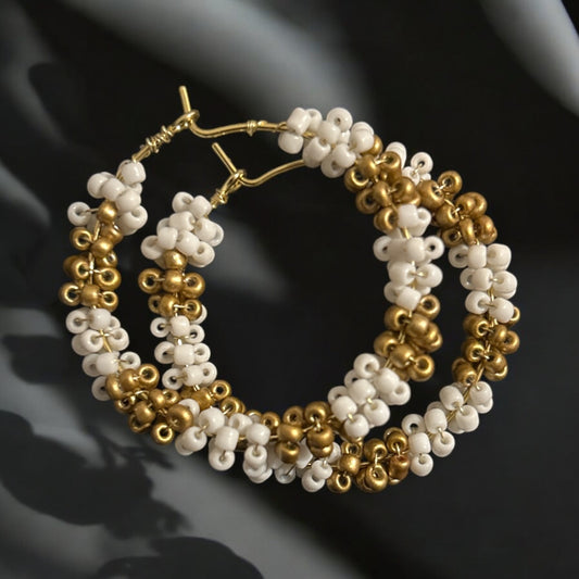 Goddess glam hoops (gold)
