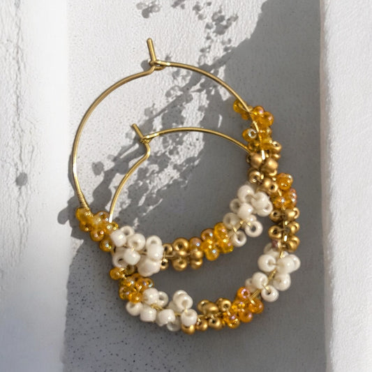 Autumn is here hoops (gold)